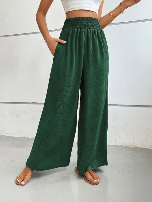 Perfee Wide Leg Pants with Pockets - Odaingerous